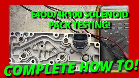 500 Power Valve for a better shift. . E4od solenoid pack upgrade
